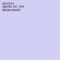 #D1CFF4 - Moon Raker Color Image